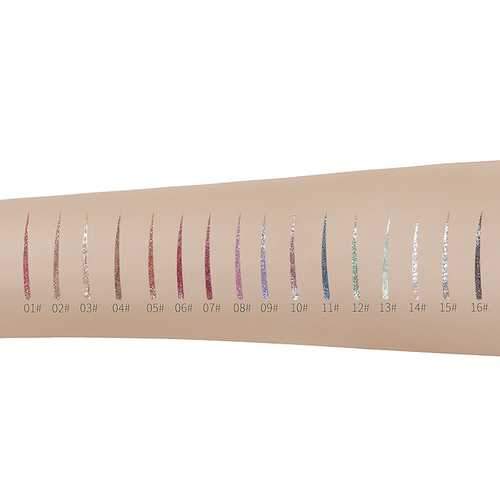16 Color Metallic Shimmy Eyeliner Eye Shadow