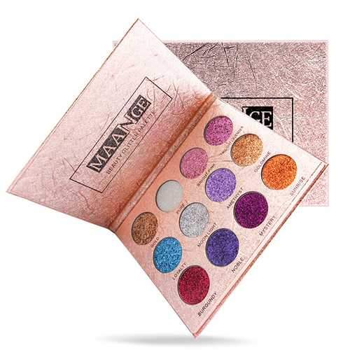 12 Colors Glitter Eyeshadow